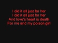 HIM Poison Girl lyrics 