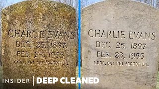 How Gravestones Are Deep Cleaned | Deep Cleaned