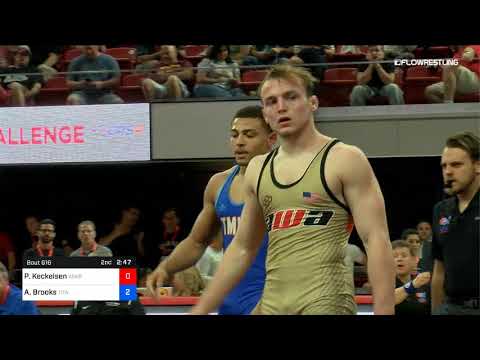 79 Kg Rr Rnd 2 Parker Keckeisen Askren Wrestling Academy North Shore Vs Aaron Brooks Titan Mercury