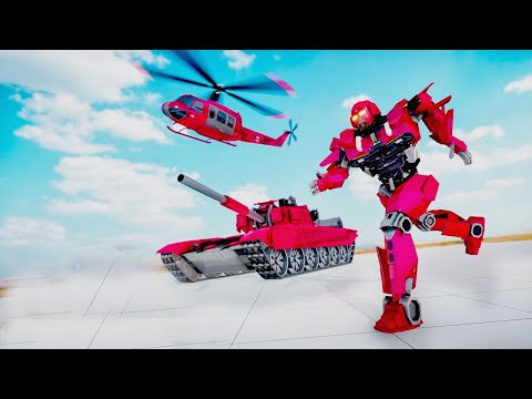 Tank Robot Transform Wars - Multi Robot Game 2021 - Gameplay Walkthrough Part 1 (Android, iOS)