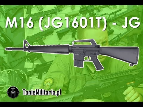 M16A1 (JG1601T) PREZENTACJA MODELU ASG FIRMY JG - TANIEMILITARIA.PL