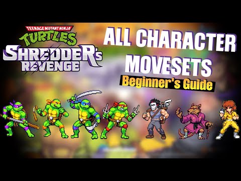 TMNT Shredder's Revenge - Character Differences, Movesets Tips & Tricks