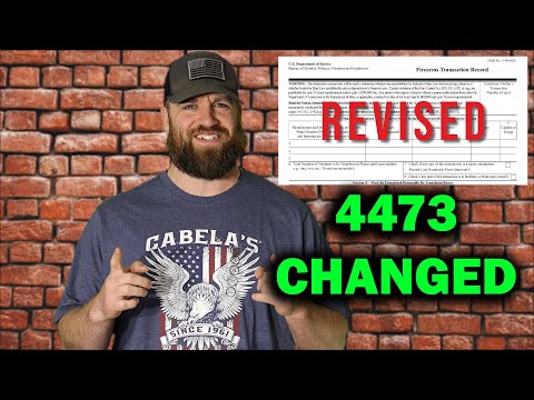 ATF Changed the 4473 - 2 New Questions!