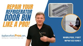 How to Replace: Whirlpool/KitchenAid/Maytag Refrigerator Door Bin WPW10316461