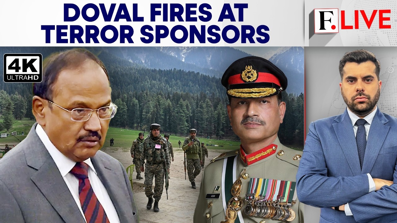 NSA Doval Raises Pakistan-Backed Pahalgam Terror Attack At Moscow Security Meet | Firstpost Live |4K