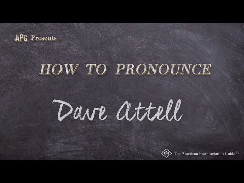 How to Pronounce Dave Attell (Real Life Examples!)