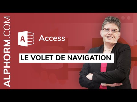 Cours en Access 2016 Initiation | Le volet de navigation