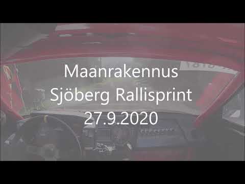Maanrakennus Sjöberg rallisprint 2020