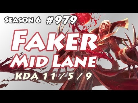 SKT T1 Faker - Vladimir vs Brand - KR LOL Challenger 637LP