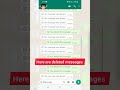 Without Any App Read Deleted Messages On Whatsapp Shorts ScientificAndroid