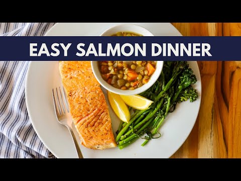 Easy & Delicious Salmon Dinner! The Perfect Weeknight Meal! 🍽️