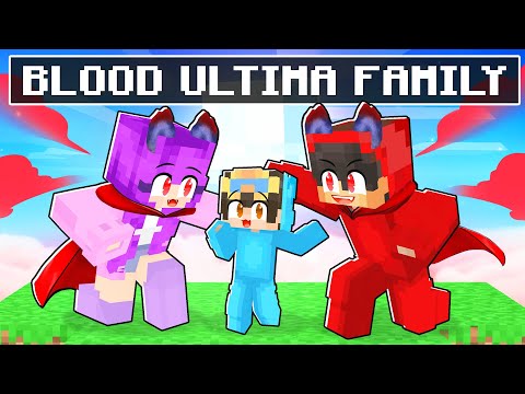 NICO Adopted by the BLOOD ULTIMA FAMILY in Minecraft! - Parody Story(Roxy and Lily)