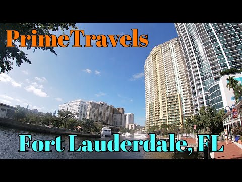 PrimeTravels- Fort Lauderdale, FL - Water Taxi with HUGE Yachts and Homes!  Millions of Dollars!
