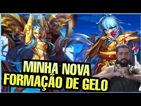 Minha Nova Formação Controle Meta é  Congelamento com Camus Divino - Saint Seiya Awakening