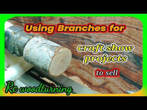 wood turning branches for top selling craft show projects