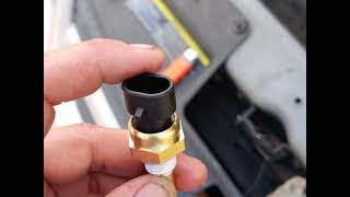 Coolant temperature sensor 09 chevy cobalt 2.2 #diy #howto #work