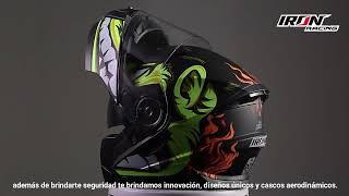 Cascos Iron Racing con Certificado DOT ¡La Mejor Calidad!
