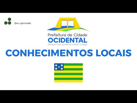 AULÃO DE CONHECIMENTOS LOCAIS CIDADE OCIDENTAL #parte1