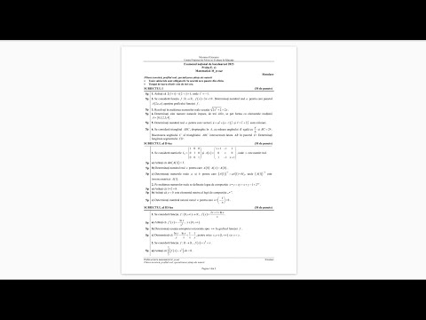 Baccalaureate Simulation 2023 - Natural Sciences