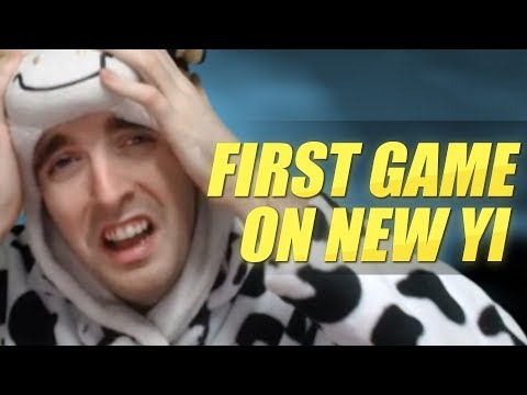 THE FIRST GAME ON "NEW" MASTER YI - COWSEP