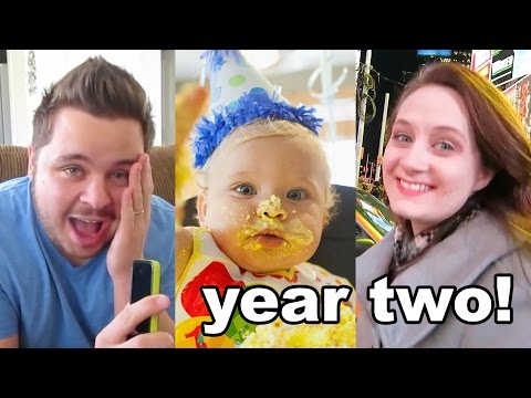 DAILY BUMPS YEAR TWO MONTAGE!! Video