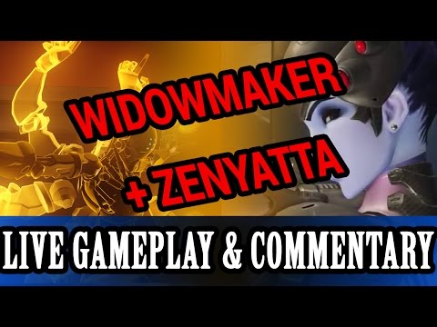 Overwatch - Is WidowMaker Still Viable? WidowMaker/Zenyatta Gameplay & Commentary Video