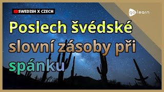 Poslech švédské slovní zásoby při spánku | Golearn