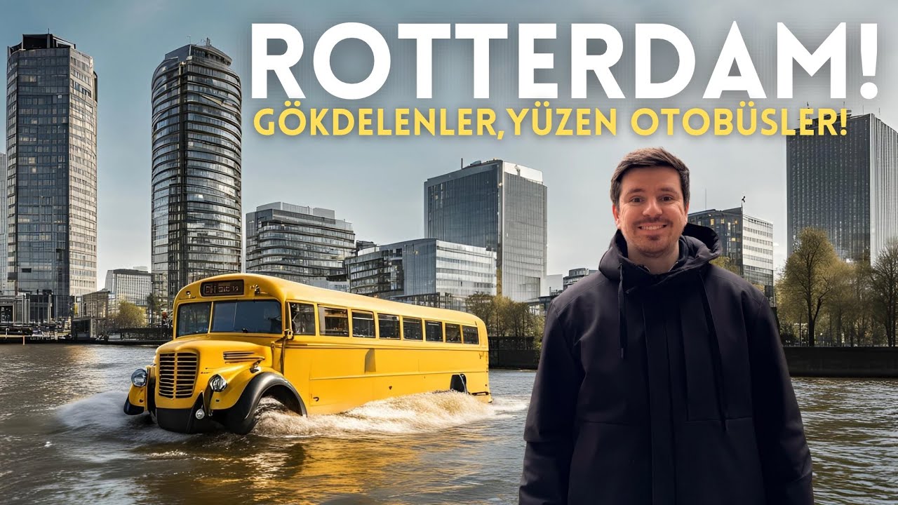Rotterdam - We took the bus that goes on the water! 😱🚍🌊