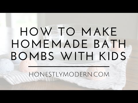 How To Make Homemade Bath Bombs With Kids - Honestly Modern