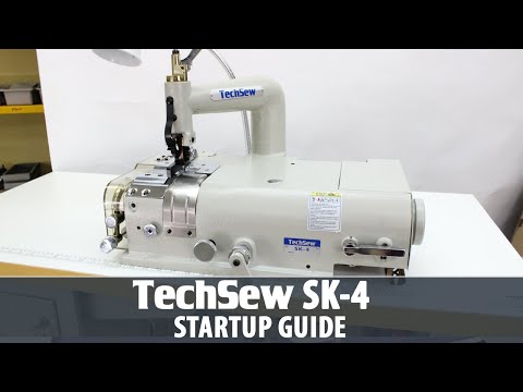 Techsew SK-4 Leather Skiving Machine - Startup Guide