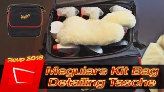 Meguiars Kit Bag Detailing Transporttasche im Test - Wieviel Platz steht zur Verfügung?