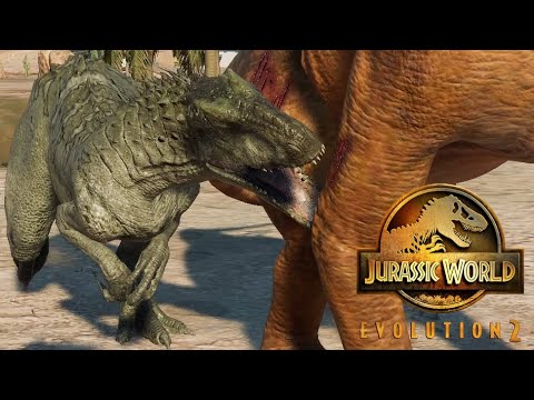 Indominus Rex vs Mamenchisaurus - JWE 2 (4K 60FPS)