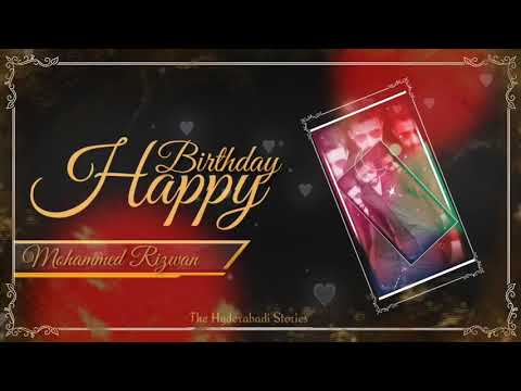 happy Birthday Rizwan
