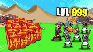 Sieging An Army Of LVL 999 Gladiators! | Gods of Sand