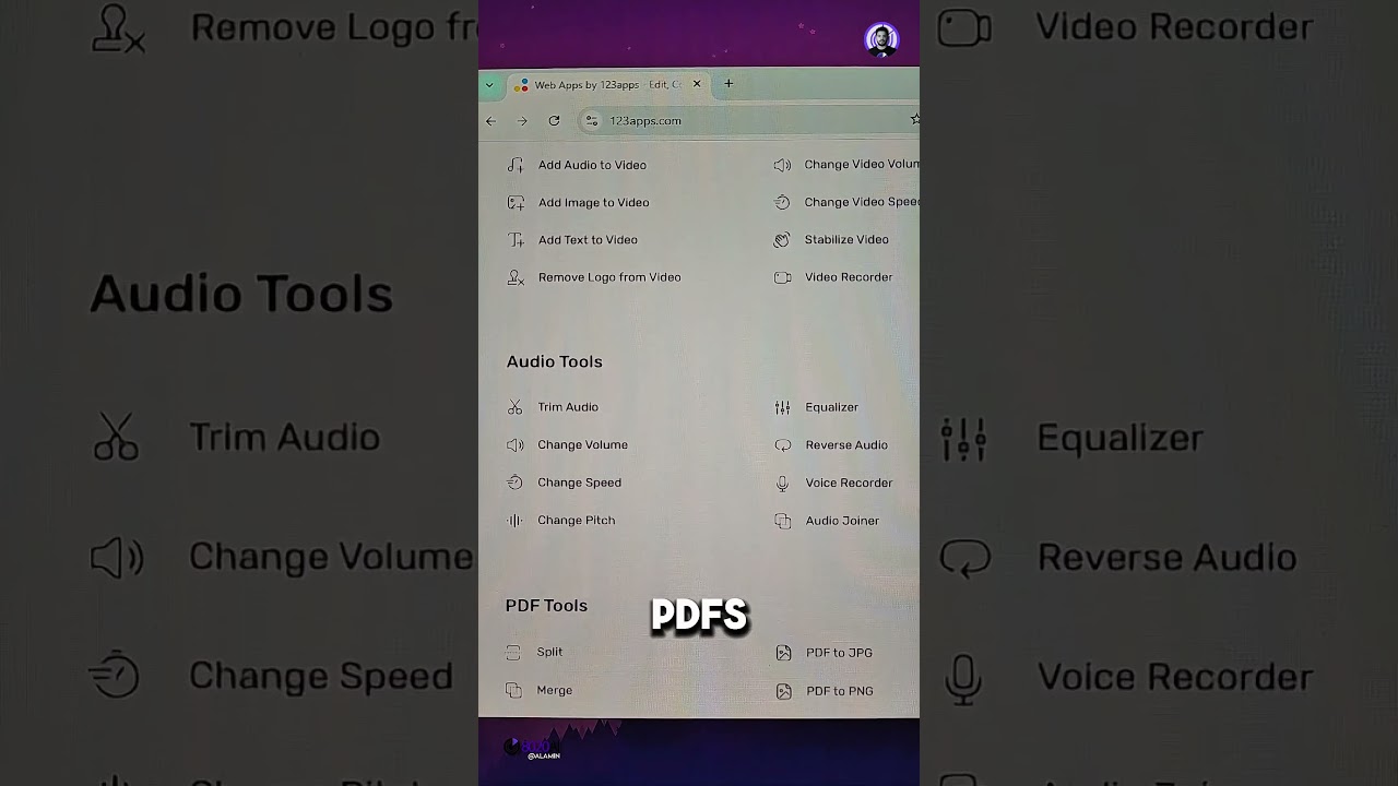 Free Online Audio, Video & PDF Tools