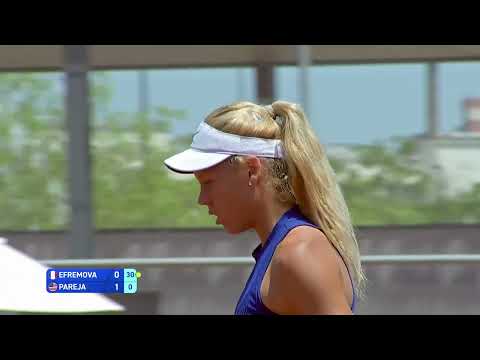 Ksenia Efremova (FRA) vs Julieta Pareja (USA) // 4-6 3-6 // BJKC Junior Finals // Final