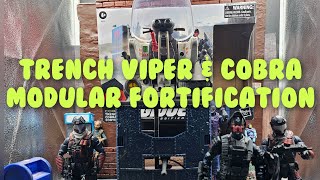BRAND NEW GIJOE CLASSIFIED SERIES  #151 TRENCH VIPER & MODULAR FORT REVIEW #gijoeclassified #nyc
