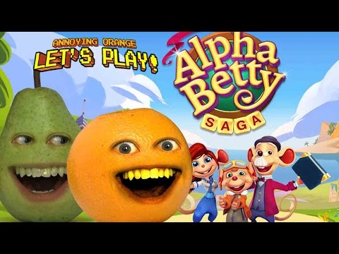 Annoying Orange & Pear Let's Play: ALPHA BETTY SAGA