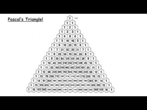 LCHL - Algebra Revision   Pascal's Triangle