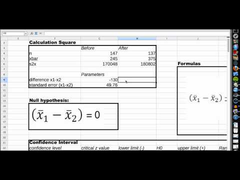 Basic statistics tutorial 42 Using confidence intervals for hypothesis testing (z)