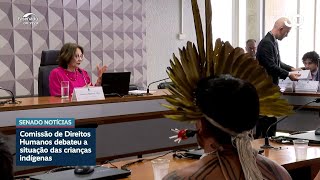 Na CDH, especialistas pedem recursos para salvar vidas de crianças indígenas