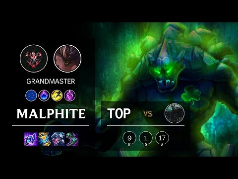Malphite Top vs Mordekaiser - EUW Grandmaster Patch 11.3