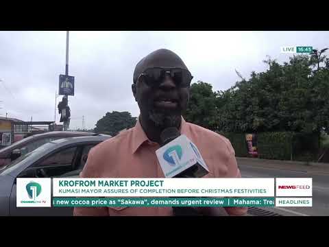 Krofrom Market: Kumasi Mayor Promises Completion Before Christmas!