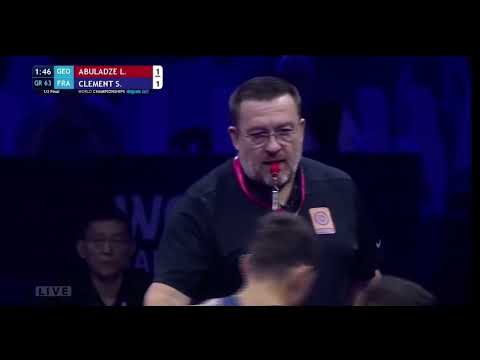 Leri Abuladze(Geo) vs Clement S(Fra)-ლერი აბულაძე vs ქლემენტ ს. მსოფლიო ჩემპიონატის ნახევარფინალი