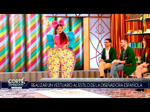 Así desfilaron las modelos de Corte y confección en el desafío Ágatha Ruiz de la Prada