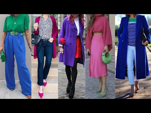 OUTFITS COLORIDOS con TONOS INTENSOS Y VIBRANTES