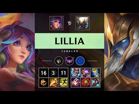 Lillia Jungle vs Pantheon - EUW Master Patch 25.S1.3