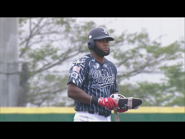 【ファーム】チャンスで見事な一打!! ライオンズ・コルデロのタイムリー2ベースで逆転!! 2024年8月27日 埼玉西武ライオンズ 対 北海道日本ハムファイターズ