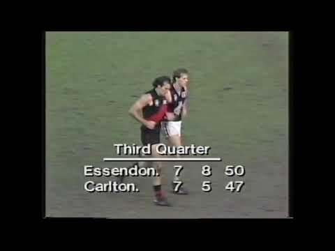 Essendon Highlights - Rd 17 1986 v Carlton