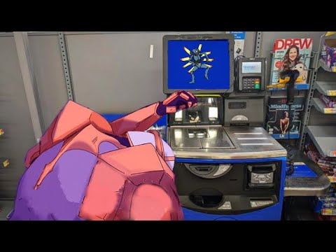 Gabriel Ultrakill has a difficult time with the walmart self checkout.